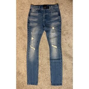 RTA Clayton Ripped Skinny Jeans Size 31